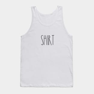 Shirt Tank Top